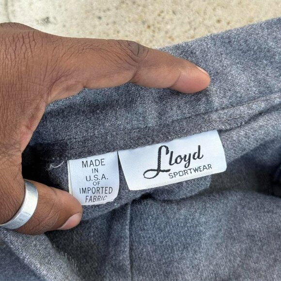 Vintage grey pleated maxi skirt - Picture 4 of 8